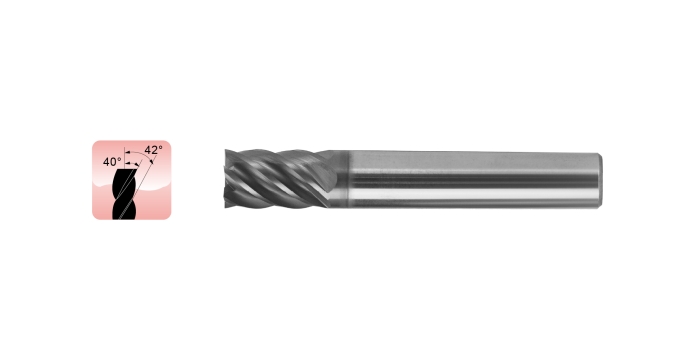 High Efficiency End Mill for Compound Lathe - 6 Flutes