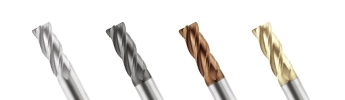 P-RTA  Corner Radius End Mill - 4 Flutes