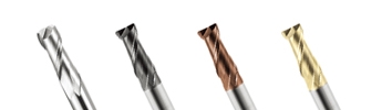 P-RTA Corner Radius End Mill - 2 Flutes