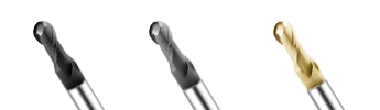 Ball Nose End Mill - 2 Flutes - P-UBT