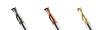 P-LRTA  Long Shank Corner Radius End Mill - 2 Flutes