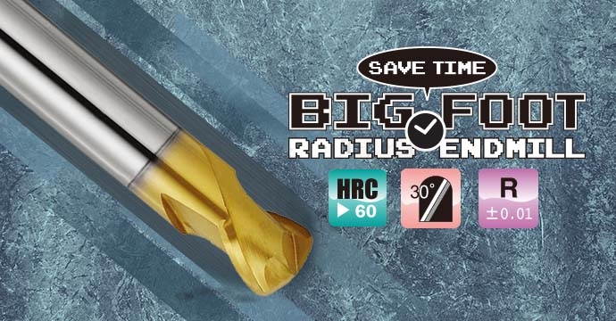 BFR Double Removal Rate-Corner Radius End Mill - 2 Flutes