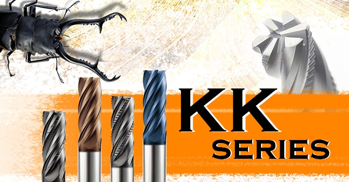 KK Multi Flutes High Efficiency End Mills