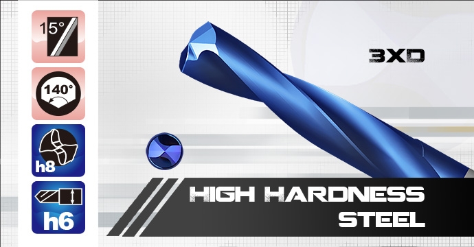 Carbide Drill Bits For High Hardness Steel