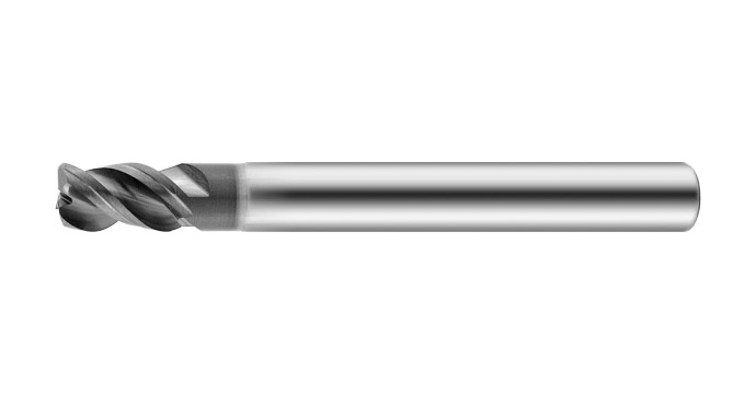 CA-AA TB Coating Corner Radius End Mill - 3 Flutes