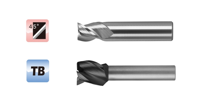 Aluminum End Mill for Compound Lathe - 3 Flutes