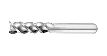 30 Degrees Helix Bassett HPEM-3 Series Solid Carbide High-Performance End Mill TiCN Coated 0.75 Cutting Length Pack of 1 7/32 Cutting Diameter 2-1/2 Length 3 Flute 0.020 Radius Corner End 